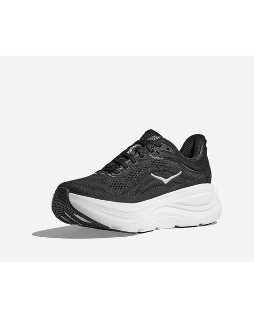Hoka One One Black Bondi 9 Road Running Shoes for men