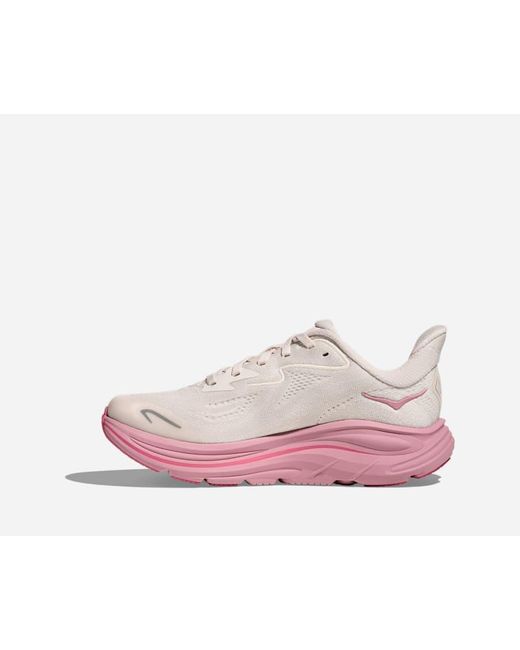 Hoka One One Pink Kid's Clifton 10 Road Running Shoes