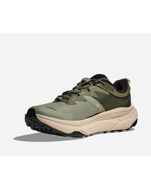 Hoka One One Transport Schuhe für Herren in Sea Moss/Eucalyptus Größe 42 | Wandern in Green für Herren
