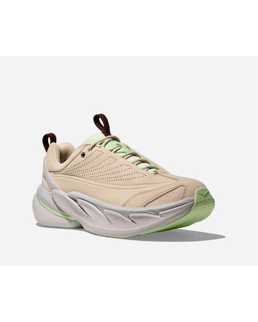 Hoka One One White Elevon X Lifestyle Shoes