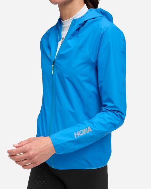 Hoka One One Blue Skybreeze Waterproof Jacket Gore-tex