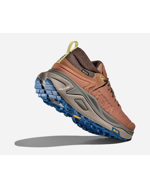 Hoka One One Brown Kaha 3 Low Gore-tex Hiking Shoes for men