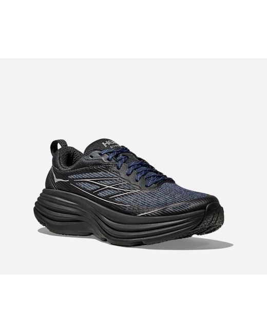 Hoka One One Black Stealth/tech Bondi 8 Caged Lifestyle Shoes