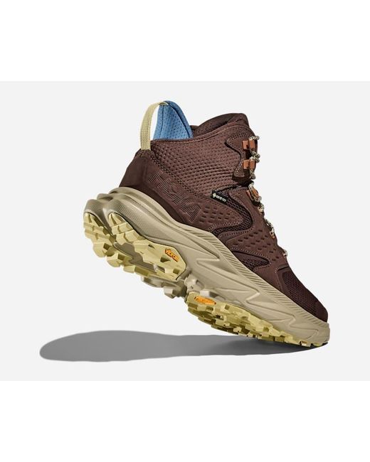 Hoka One One Anacapa 2 Mid GORE-TEX Schuhe für Herren in Walnut/Oyster Mushroom Größe 40 2/3 | Wandern in Brown für Herren