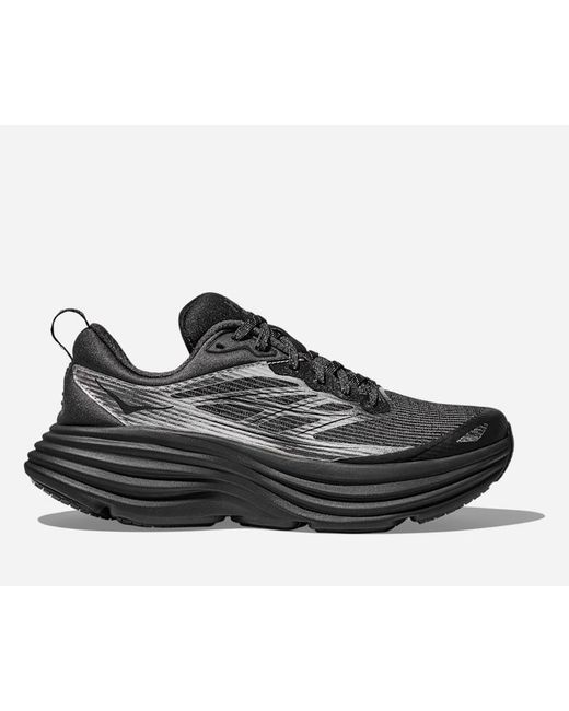 Hoka One One Black Stealth/tech Bondi 8 Caged Lifestyle Shoes