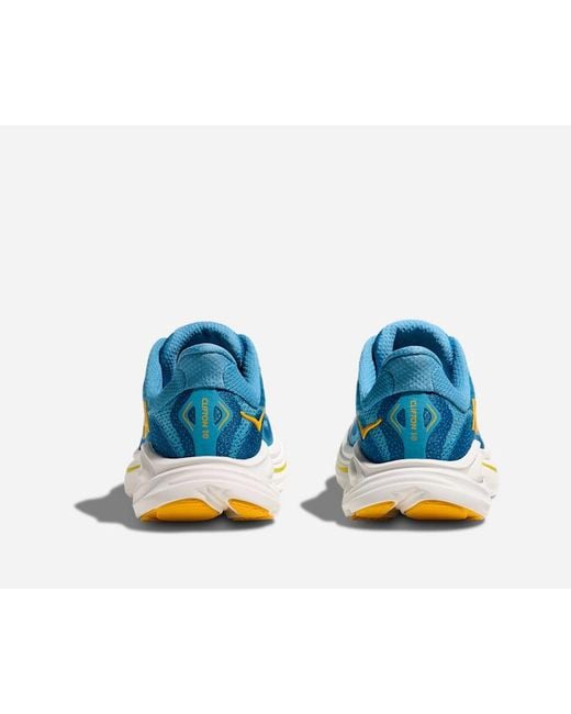 Hoka One One Blue Kid's Clifton 10 Road Running Shoes