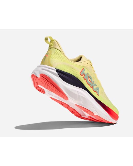 Hoka One One Yellow Skyflow Road Running Shoes