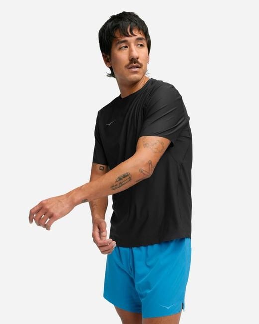 Hoka One One White Airolite Short Sleeve Top 2.0 for men