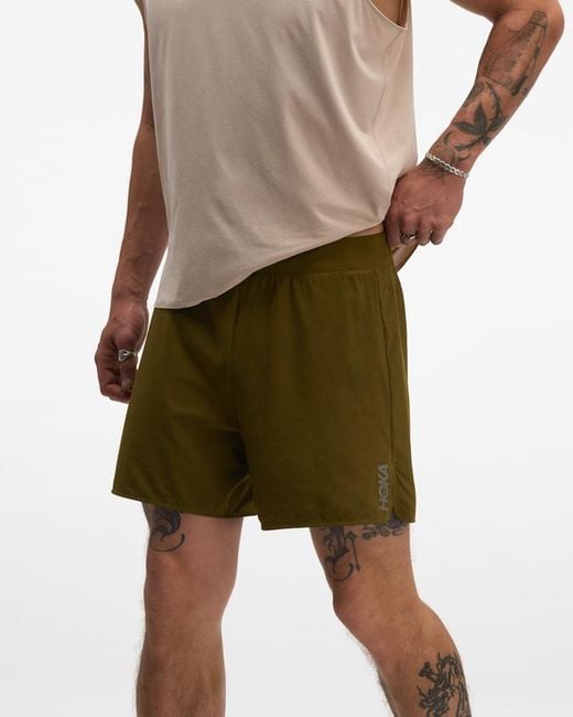 Hoka One One Natural Glide Shorts 5'' Brief for men