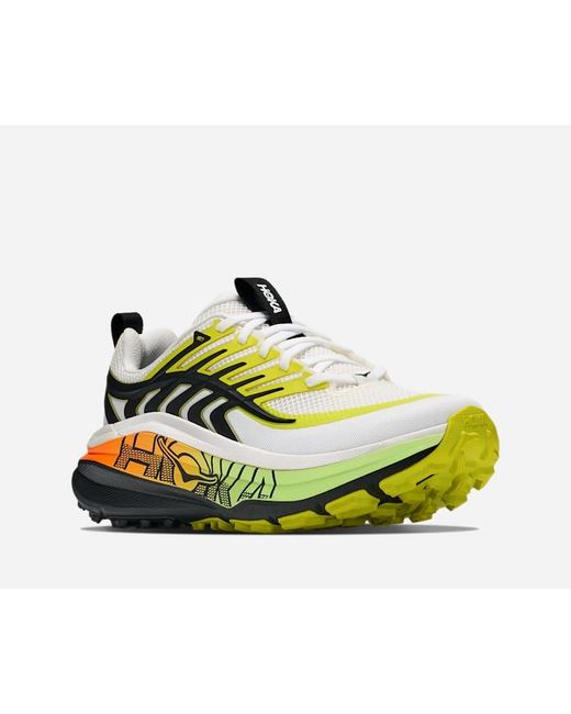 Hoka One One Yellow Stinson 8 Trail Shoes for men
