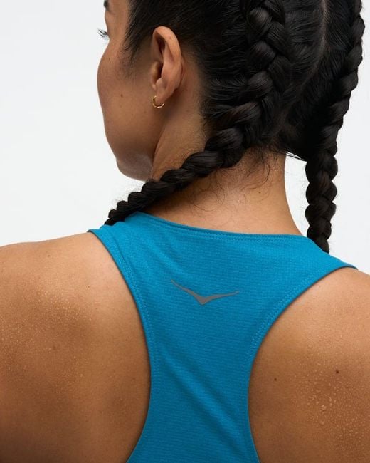 Hoka One One Blue Everyrun Tank Top
