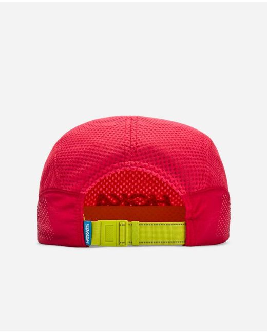 Hoka One One Red Trail Run Hat