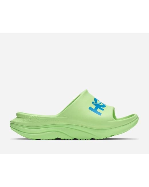 Hoka One One Green Ora Athletic Slide