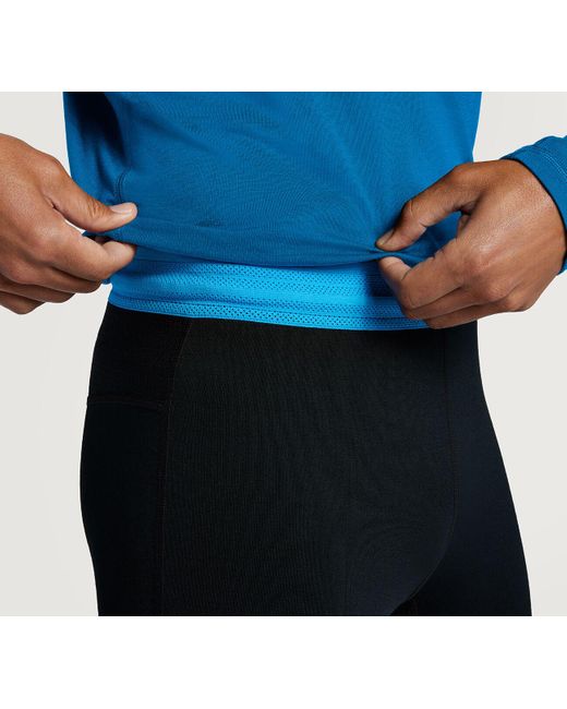 Hoka One One Tights aus Merinowolle für Herren in Black Größe M