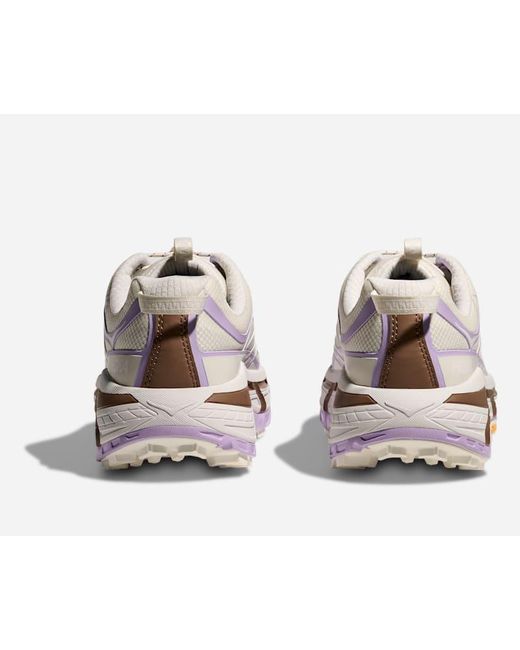 Hoka One One White Mafate Three2 Lifestyle Shoes