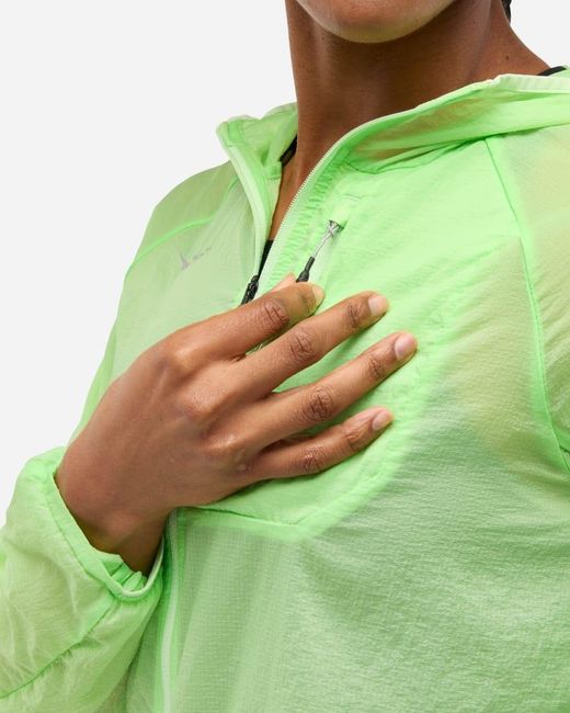 Hoka One One Green Skyflow Jacket