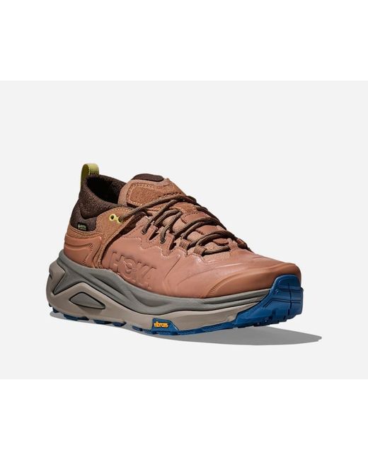 Hoka One One Brown Kaha 3 Low Gore-tex Hiking Shoes for men