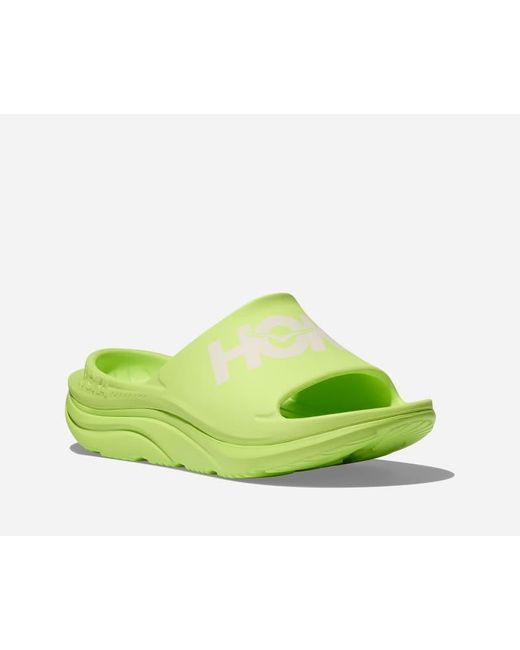 Hoka One One Green Ora Athletic Slide