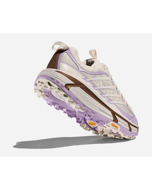 Hoka One One White Mafate Three2 Lifestyle Shoes