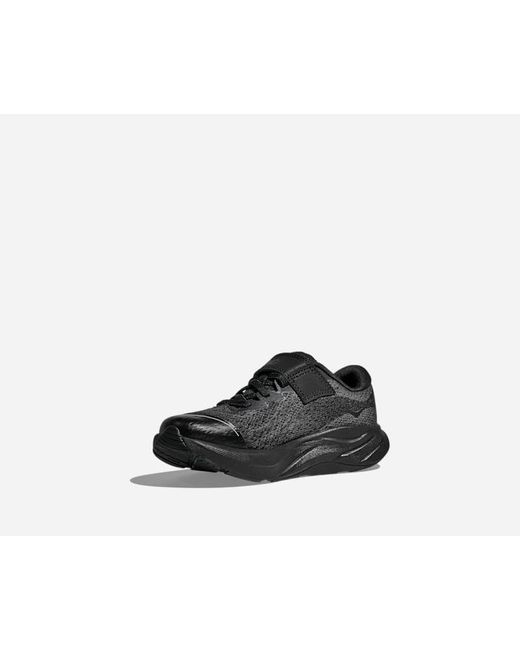 Hoka One One Black Kid's Rincon 4 Road Running Shoes
