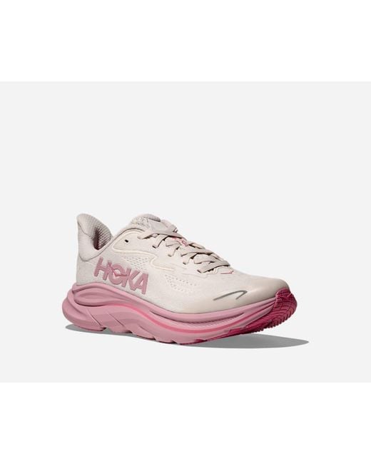 Hoka One One Pink Kid's Clifton 10 Road Running Shoes