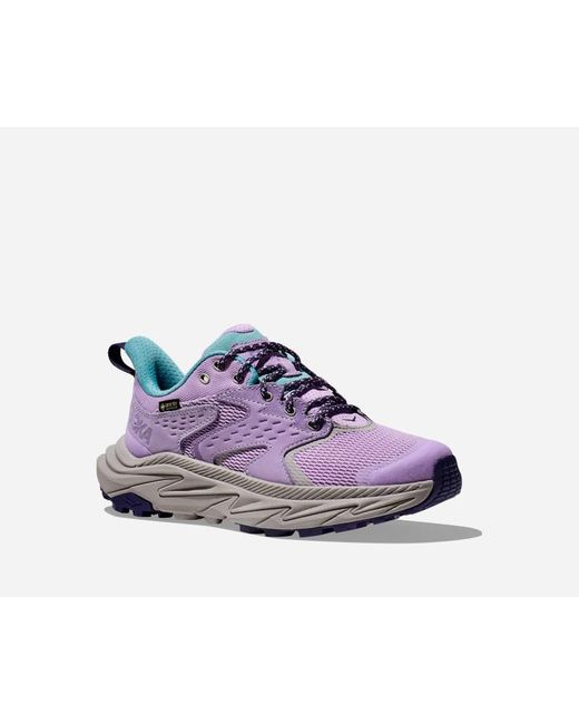 Hoka One One Purple Anacapa 2 Low Gore-tex Hiking Shoes