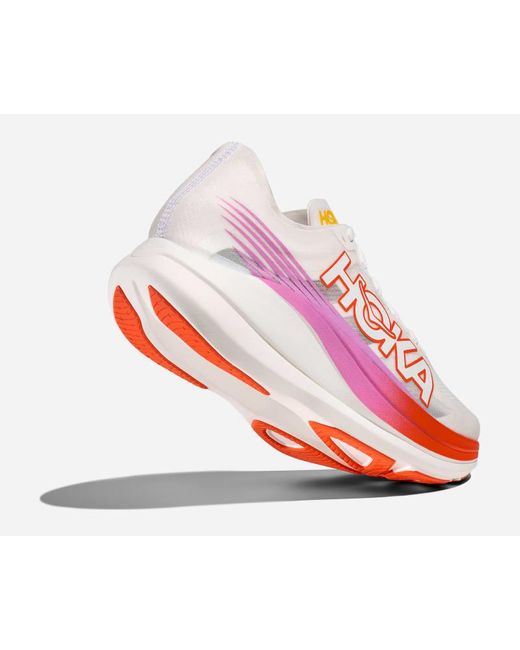 Hoka One One Red Rocket X 2 Schuhe in Frost/Lava Größe 38 | Wettkampf