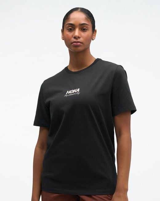 Hoka One One Black Mosaic T-shirt