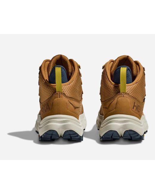 Hoka One One Anacapa 2 Mid GORE-TEX Schuhe für Herren in Honey/Celadon Tint Größe 40 2/3 | Wandern in Brown für Herren