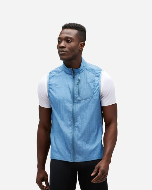 Hoka One One Blue Skyflow Vest for men