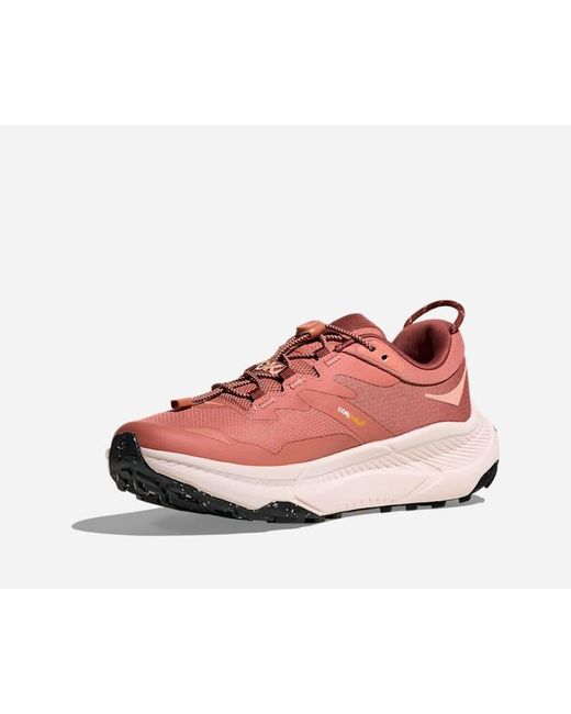 Hoka One One Red Transport GORE-TEX Schuhe für Damen in Blush/Rose Cream Größe 36 2/3 | Wandern