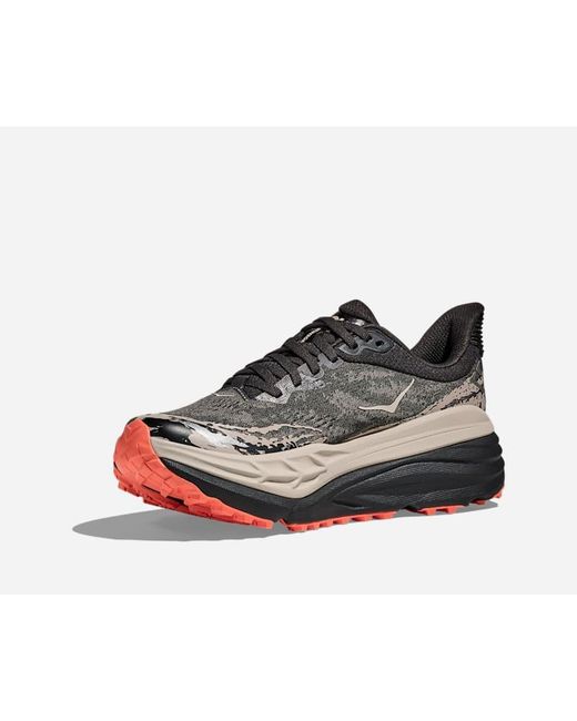 Hoka One One Black Stinson 7 Trail Shoes