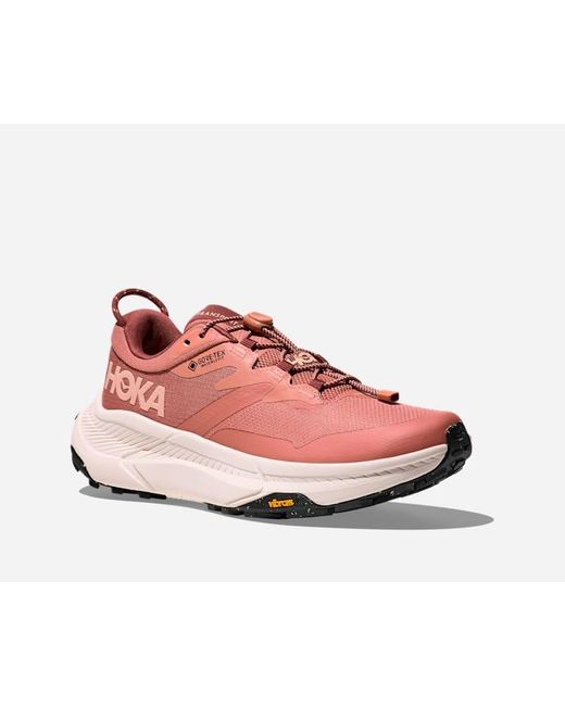 Hoka One One Red Transport GORE-TEX Schuhe für Damen in Blush/Rose Cream Größe 36 2/3 | Wandern