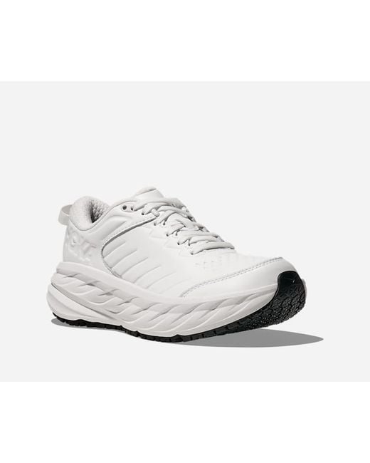 Hoka One One White Bondi Sr Road Running Shoes