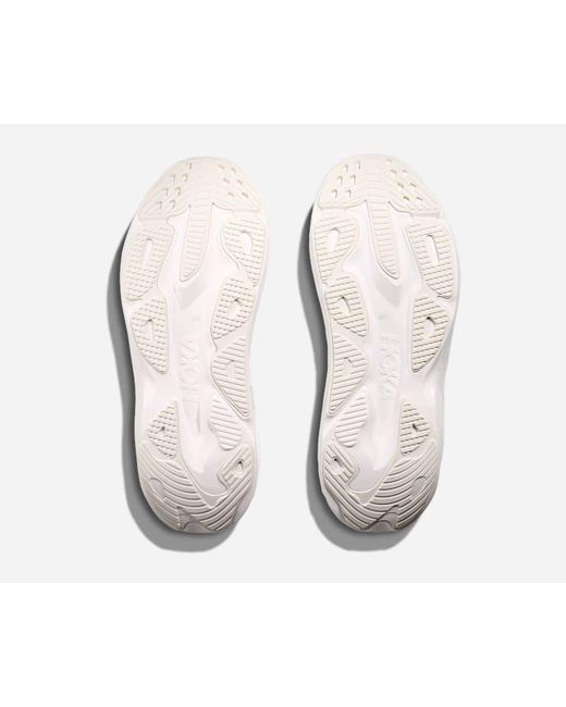 Hoka One One White Skyflow Road Running Shoes for men