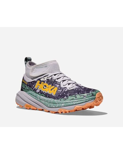 Hoka One One Blue Speedgoat 6 Mid Gore-tex Trail Shoes