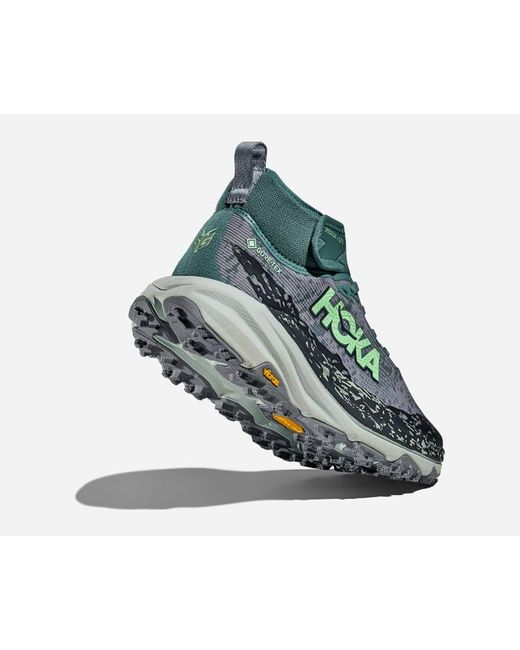Hoka One One Blue Speedgoat 6 Mid Gore-tex Trail Shoes