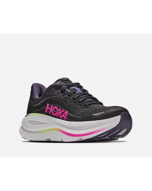 Hoka One One Gray Bondi 9 Road Running Shoes