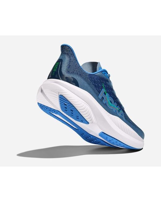 Hoka One One Mach 6 Schuhe für Herren in Downpour/Thunder Cloud Größe 41 1/3 | Straße in Blue für Herren