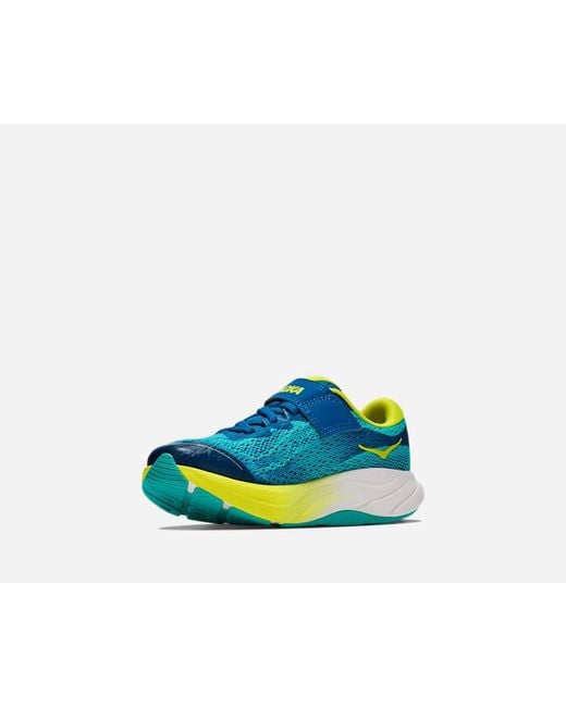 Hoka One One Blue Kid's Rincon 4 Road Running Shoes