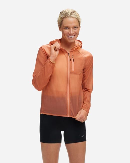 Hoka One One Orange Skyflow Jacket