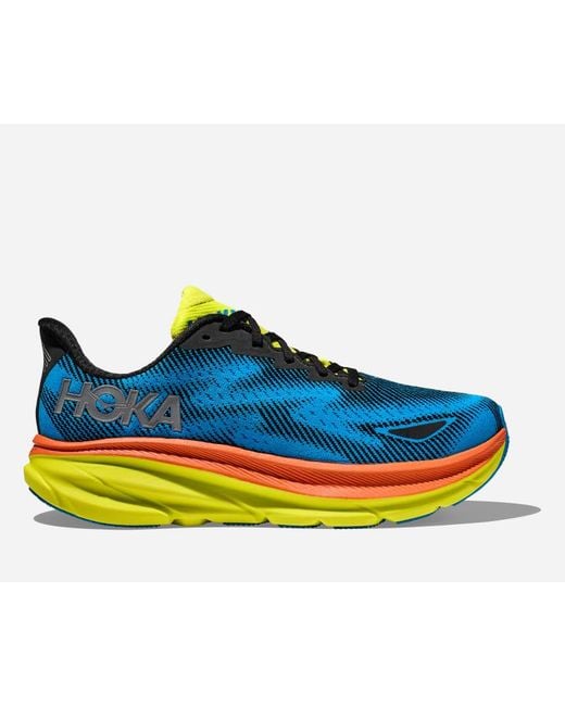 Clifton 9 GORE-TEX Chaussures en Black/Diva Blue Taille 40 2/3 | Route Hoka One One