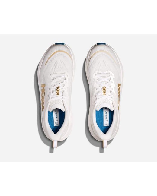 Hoka One One White Skyflow Road Running Shoes for men