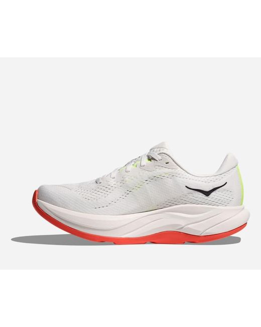 Hoka One One White Rincon 4 Road Running Shoes