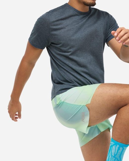 T-Shirt À Manches Courtes Glidetech Pour Homme En Taille Hoka One One pour homme en coloris Blue