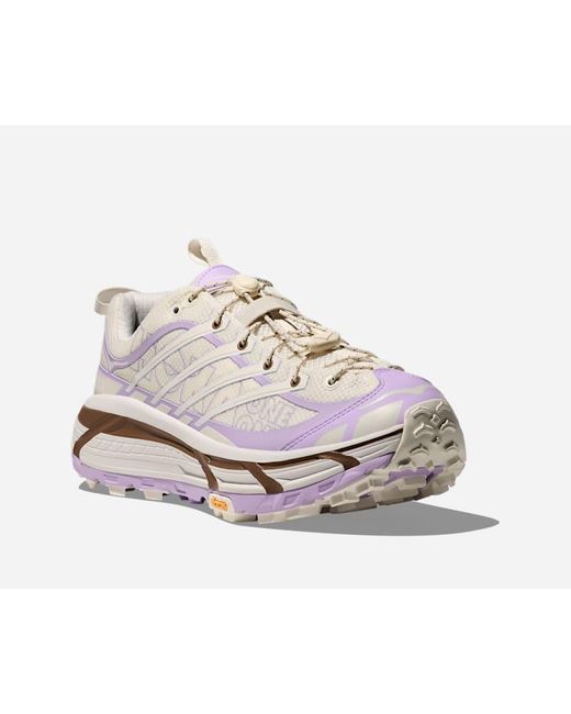 Hoka One One White Mafate Three2 Lifestyle Shoes