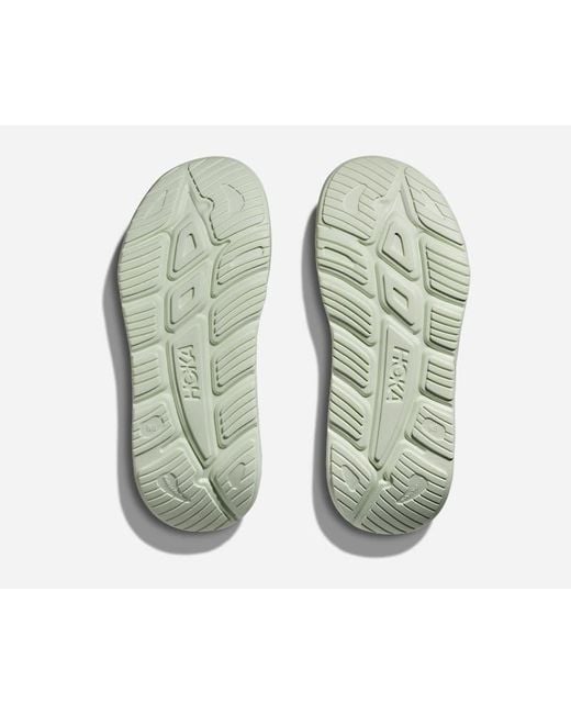 Hoka One One White Ora Recovery Slide 3