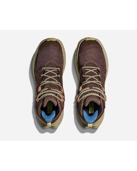 Hoka One One Anacapa 2 Mid GORE-TEX Schuhe für Herren in Walnut/Oyster Mushroom Größe 40 2/3 | Wandern in Brown für Herren