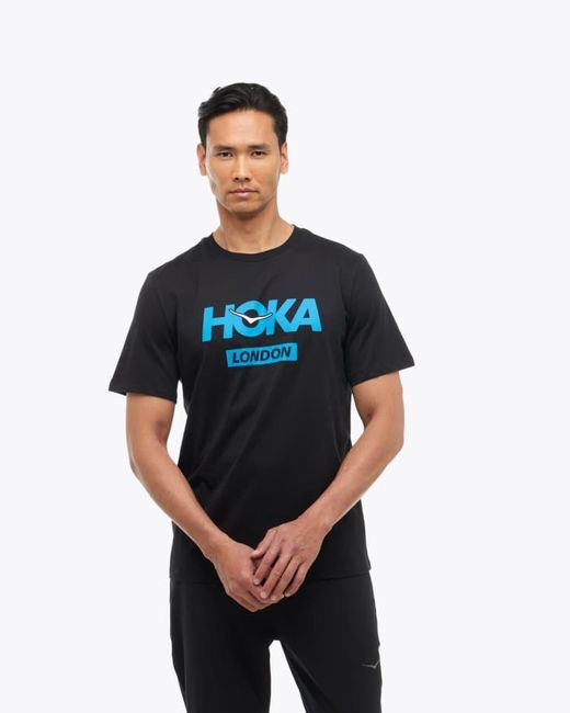 Hoka One One Blue London City T-shirt for men