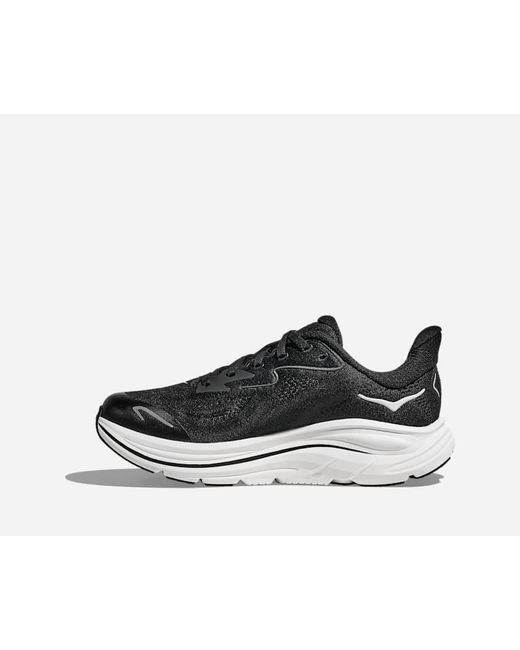 Hoka One One Black Kid's Clifton 10 Road Running Shoes